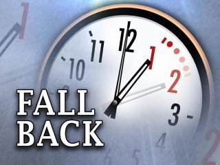 Reminder to change your clocks back on Sunday, November 5th at 2:00 am.