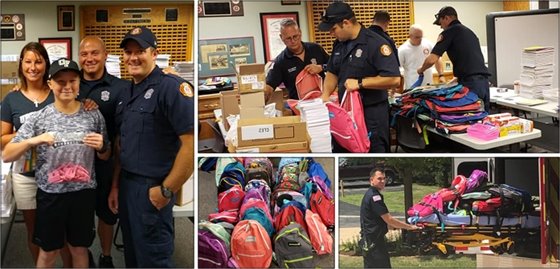 Project Fire Buddies Backpack School Supplies