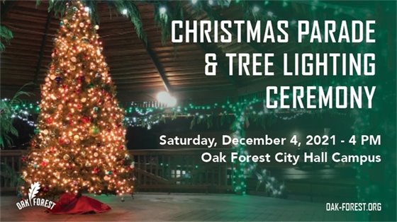 Christmas parade and tree lighting