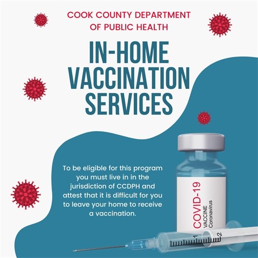 Cook County in-home vaccination services 