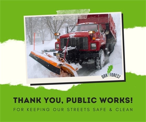 Thank you, Public Works