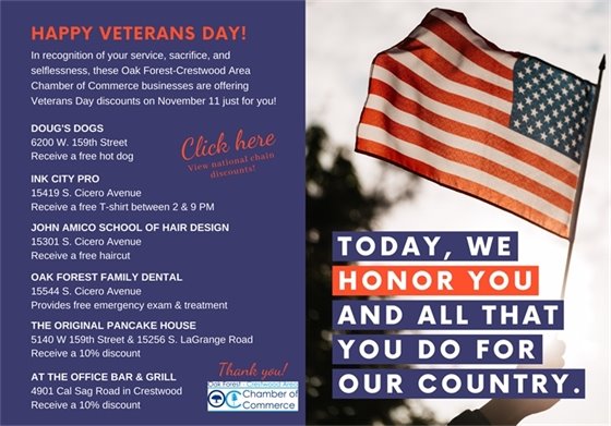 Veterans Day Discounts