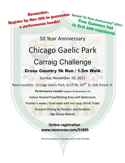 Gaelic Park Carraig Challenge 5K