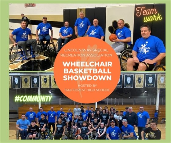 Wheelchair Basketball Showdown at Oak Forest High School 