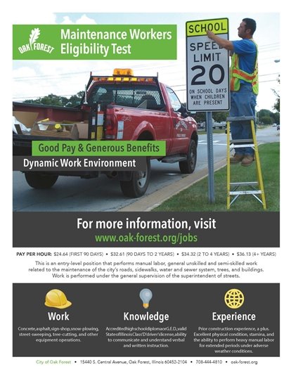 Maintenance Worker Eligibility List 