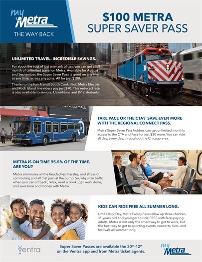 Metra Super Saver Pass