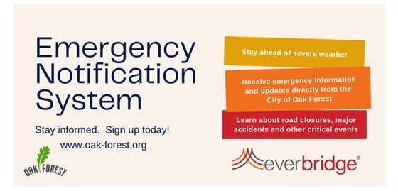 Sign up for emergency notifications