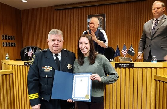 Oak Forest Police Dept. Life Saving Award