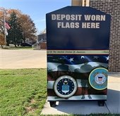 Deposit Worn Flags