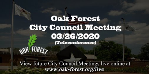 City Council Meeting March 26, 2020