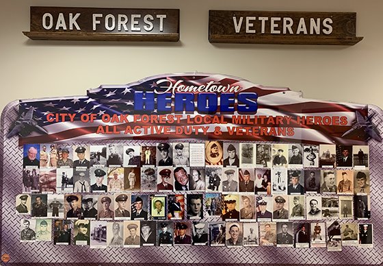 Hometown Heroes Wall