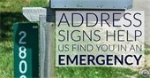 Address Signs Help Us Find You In An Emergency