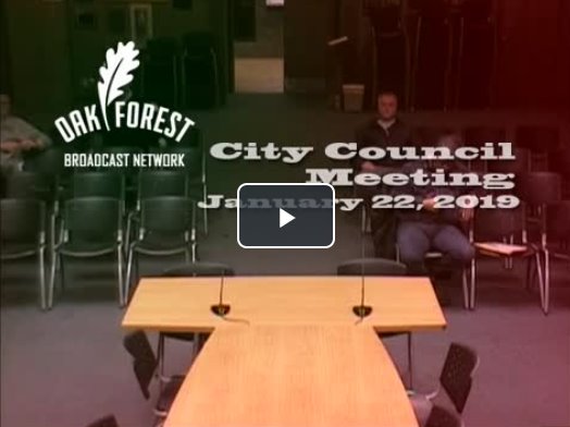 City Council Meeting January 22