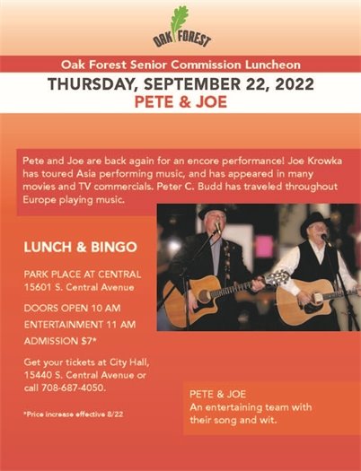 Senior Lunch September 22