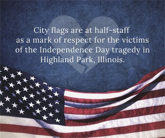 Flags at half staff for Woody Williams