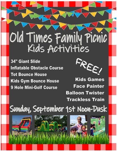 Old Times Picnic Kids Activities