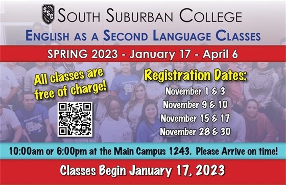 ESL registration at SSC