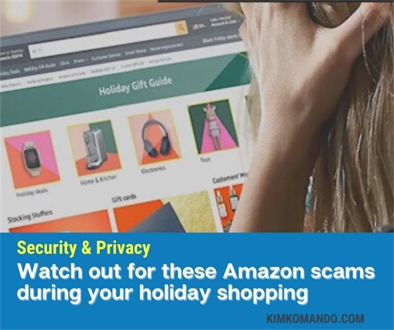 Watch out for Amazon scams while holiday shopping