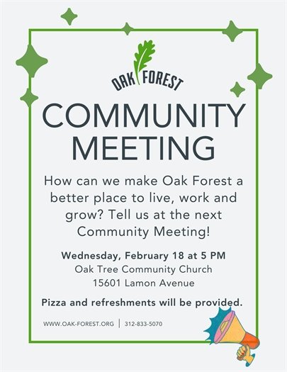 Community Meeting on February 18