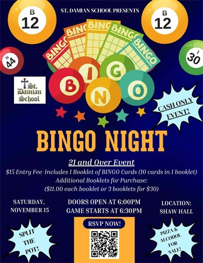 St. Damian Bingo Night