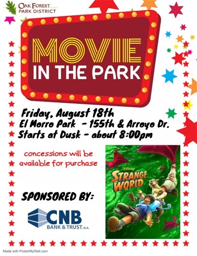 Movie in the Park August 18