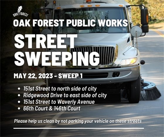 Street Sweeping begins May 22