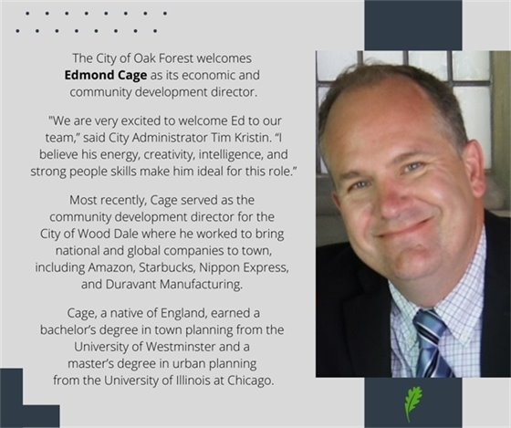 City hires Edmond Cage