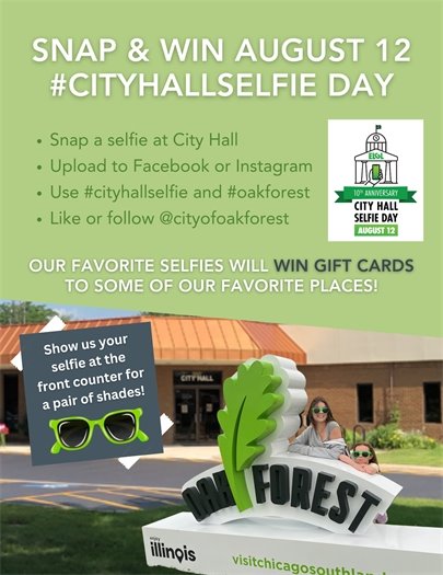 City Hall Selfie Day on August 12