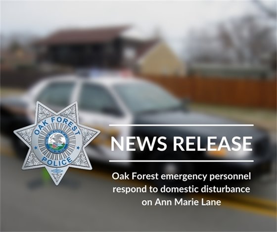 Oak Forest emergency personnel respond to domestic disturbance