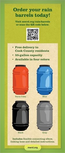 Rain barrels through MWRD