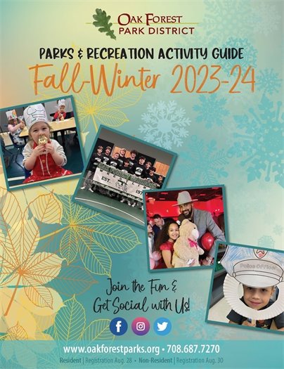 Oak Forest Park District fall winter registration
