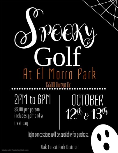 Spooky Golf at El Morro 
