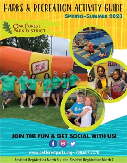 Park District Spring Summer Reg