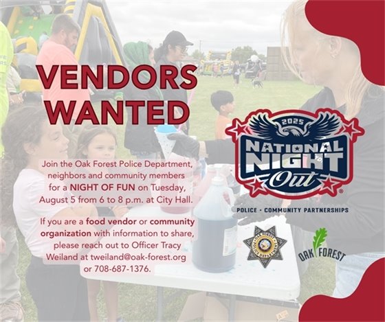 NNO Vendors Wanted
