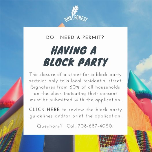 Do I Need A Permit? Block Party