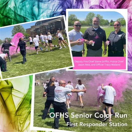 OFHS Senior Color Run First Responder Station