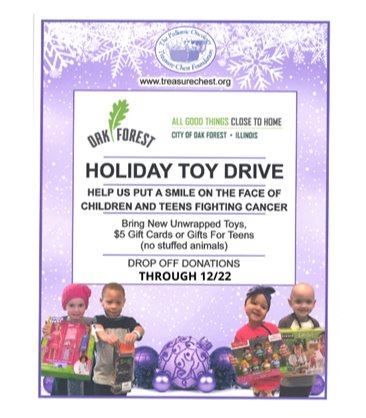 Donate toys at City Hall 