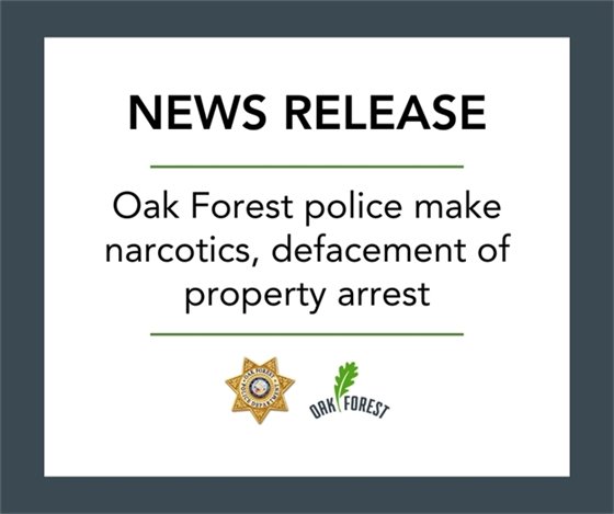 News Release: Police make narcotics, defacement of property arrest