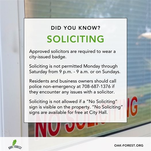Did You Know: Soliciting