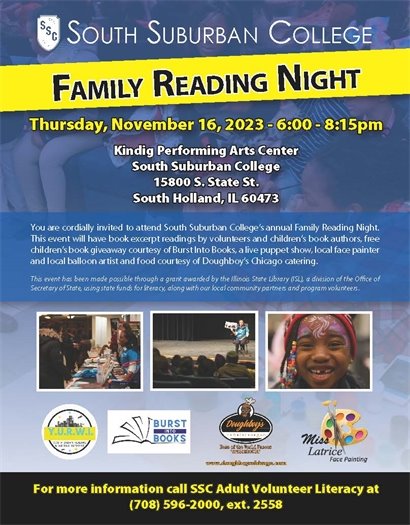 South Suburban College Family Reading Night