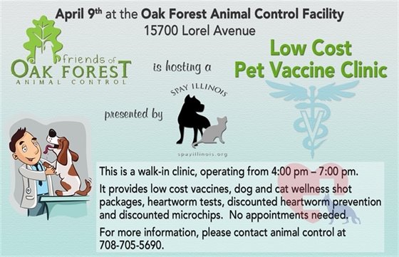 Low Cost Pet Vaccine Clinic