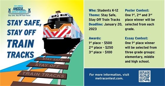 Metra poster contest deadline January 20