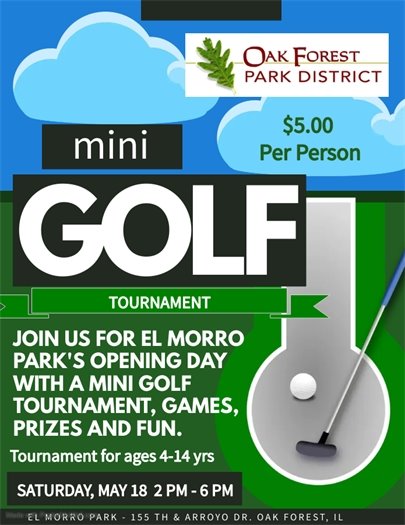 Mini Golf Tournament at El Morro Park