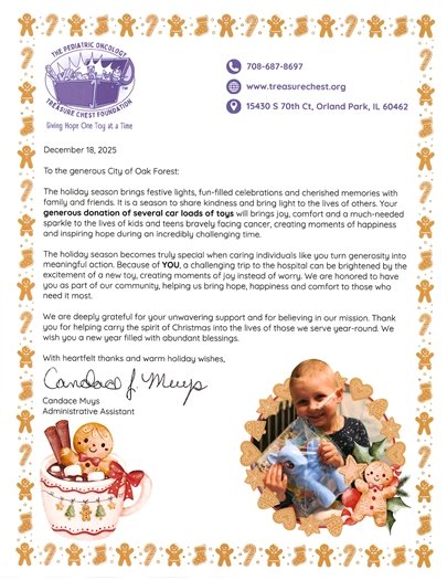 Treasure Chest Thank You