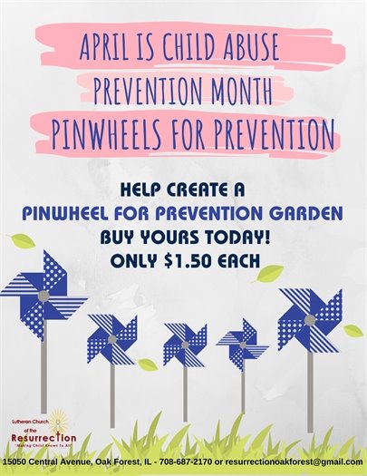 Pinwheel for Prevention Garden