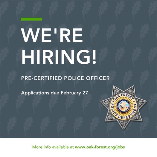 Hiring: Pre-Certified Police Officer