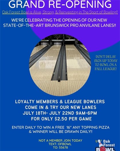 Bowling Alley grand reopening