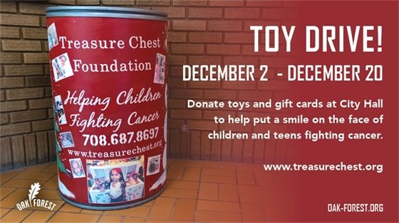 Pediatric Oncology Treasure Chest Foundation donations