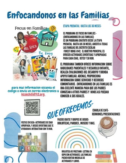 District 142 Birth to Three Program Spanish