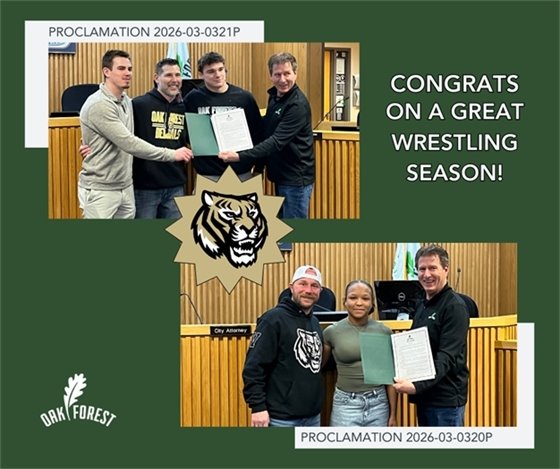 Proclamations for boys and girls wrestling